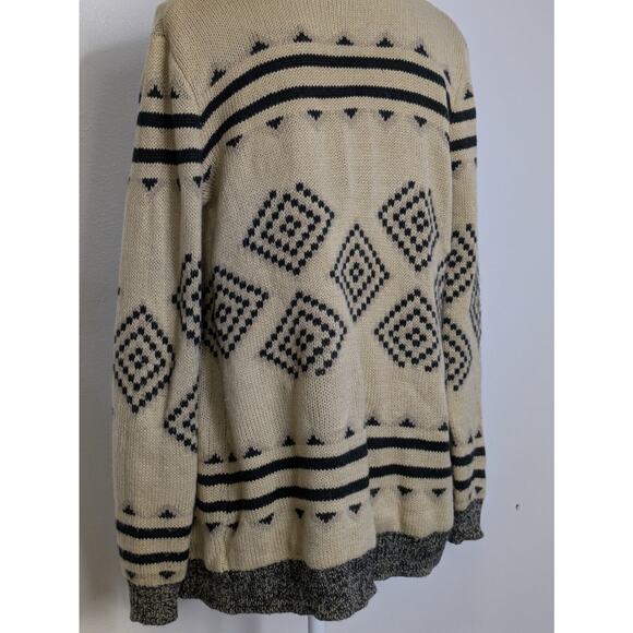 Charming Charlie Beige Size Small Open Cardigan Black Beige Long Sleeve - Picture 5 of 8
